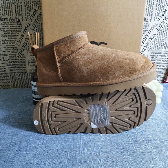 Ugg Classic Ultra Mini Boots Driftwood - Picture 3 of 5